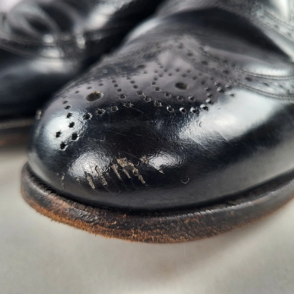 Florsheim Wingtip Oxfords Men's Size 10.5 E Black